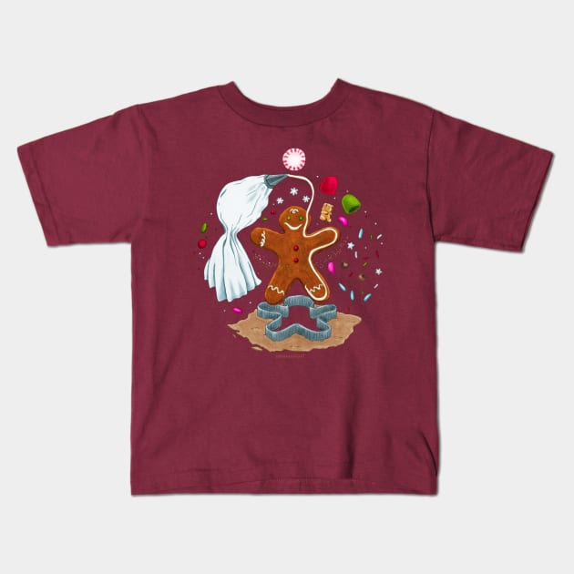 Gingerbread Kids T-Shirt by SarahWrightArt